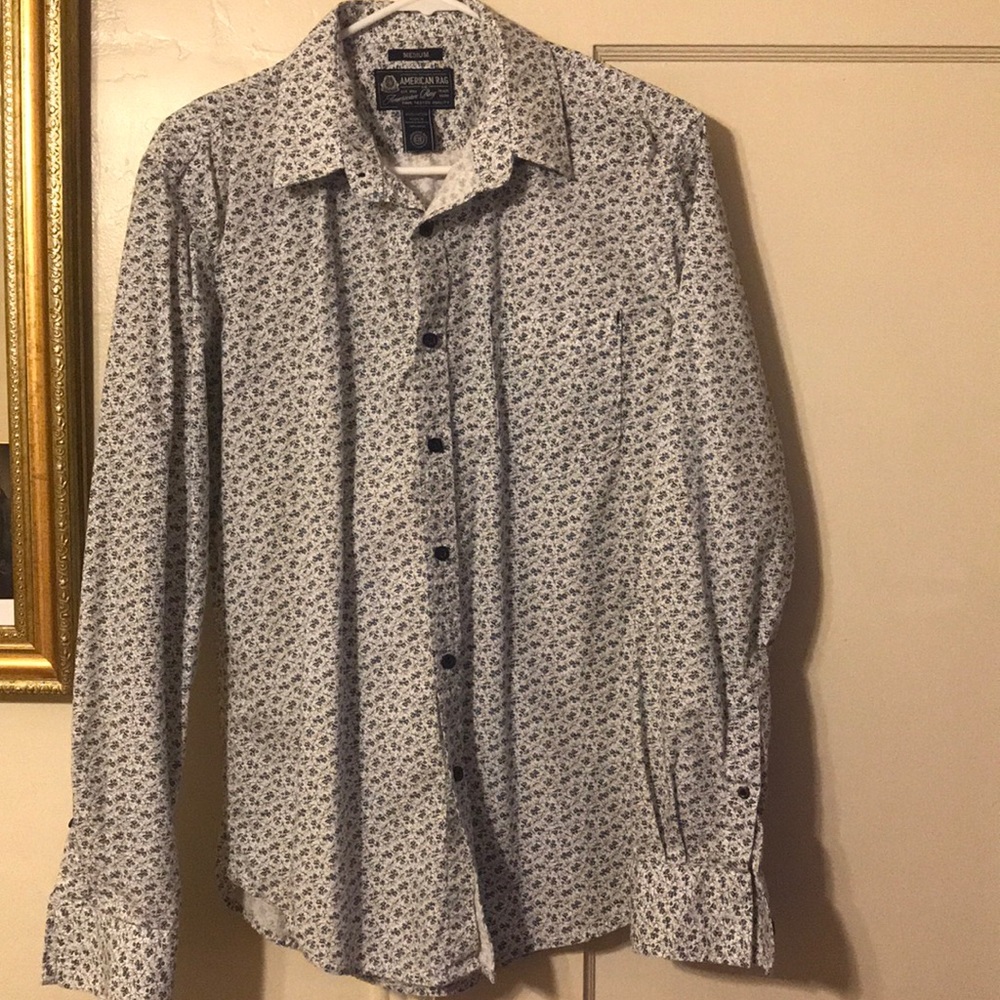 Floral button down